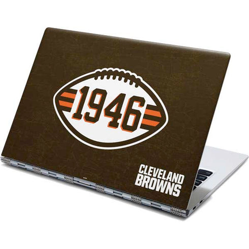 NFL Cleveland Browns Alternate Distressed Yoga 910 2-in-1 14in Touch-Screen Skin